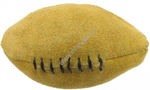 BUFFALO МЯЧ РЕГБИ 10 см х 6 см игрушка для собак буйволиная кожа 