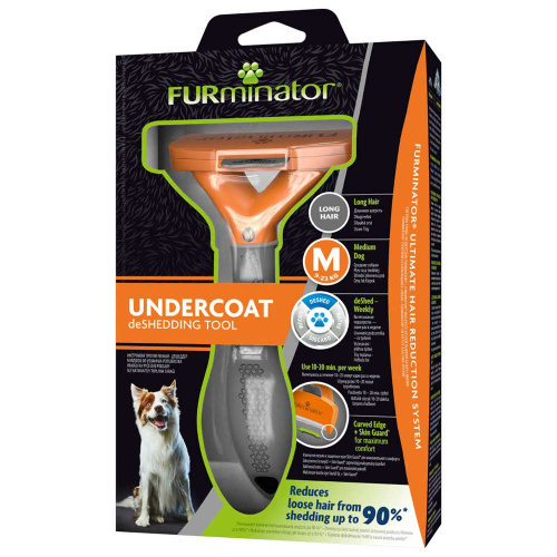 Фурминатор FURminator M для средних собак с длинной шерстью
