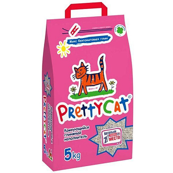 PrettyCat наполнитель комкующийся для кошачьих туалетов "Euro Mix" 5 кг