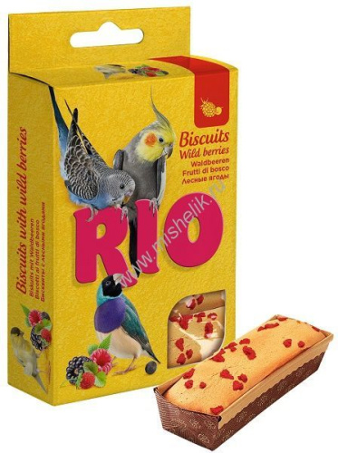 RIO 7 г бисквиты для птиц с лесными ягодами