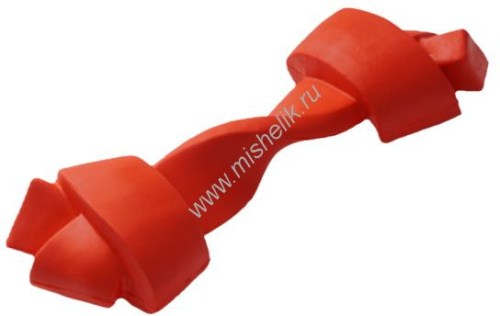 HOMEPET SILVER SERIES 12,6 см х 5,3 см х 3,5 см игрушка для собак косточка для чистки зубов красная каучук