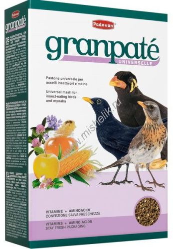 PADOVAN GRANPATEE universelle 1 кг корм комплексный универсальный для насекомоядных птиц