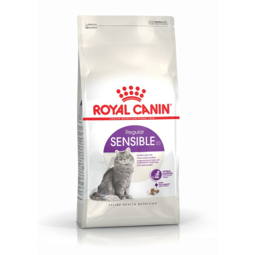 ROYAL CANIN SENSIBLE 33 1,2 кг сухой корм для кошек с чувствительной пищеварительной системой в возрасте от 1 года до 7 лет 