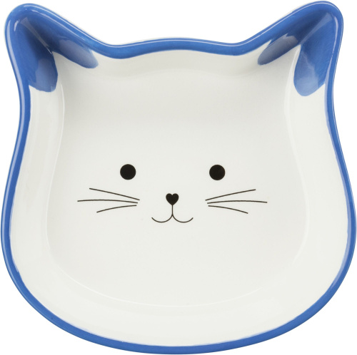 Миска керамическая Cat face, 0,25 л/12 см,цвета в ассортименте
