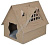 FAUNA INT ZORTO 53 см х 43 см х 46 см домик-конструктор для кошек картон 