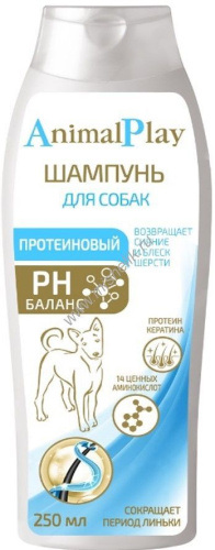 ANIMAL PLAY Протеиновый 250 мл шампунь для собак всех пород 