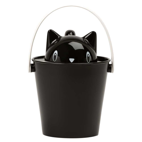 United Pets ведро для сухого корма "Cat-Crick" 7,5 л, черное, для кошек