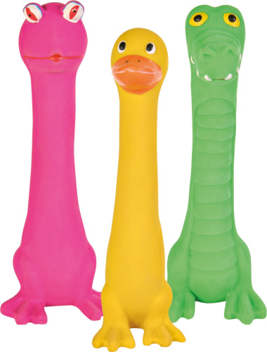 Игрушка с пищалкой в ассортименте, латекс 18 см