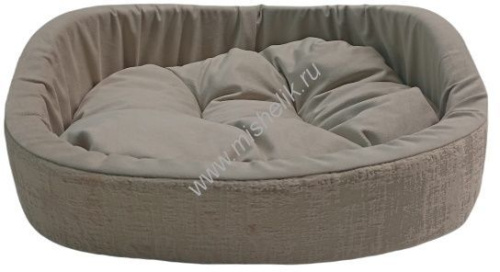 HOMEPET Indigo latte №1 43 см х 38 см х 15 см диванчик бежево-золотистый для домашних животных