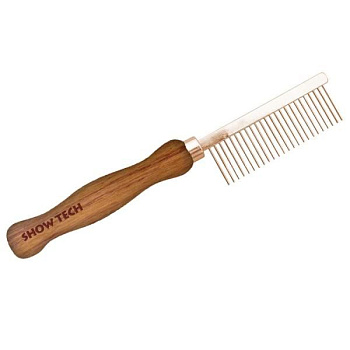 SHOW TECH Wooden Comb расческа для жесткой шерсти 18 см, с зубчиками 2,3 мм, частота 2 мм SHOW TECH Wooden Comb расческа для жесткой шерсти 18 см, с зубчиками 2,3 мм, частота 2 мм