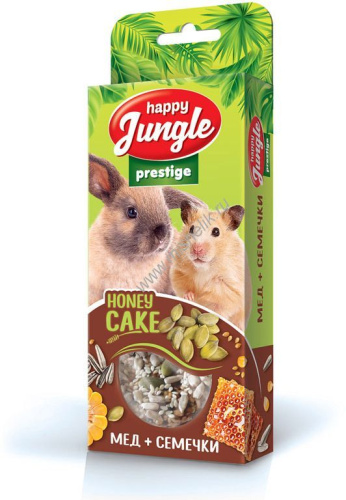 HAPPY JUNGLE Престиж 3 шт корзинки для грызунов мед+семечки 