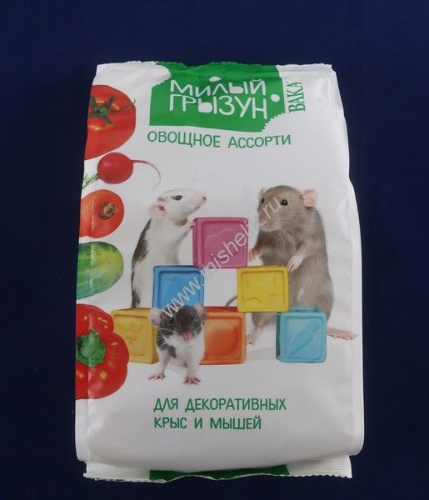 ВАКА High Quality Милый грызун 200 г овощное ассорти для декоративных крыс и мышей 