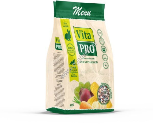VITA PRO 400 г основной корм для кроликов 