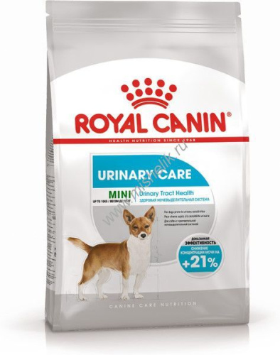 ROYAL CANIN MINI URINARY CARE 1 кг сухой корм для взрослых и стареющих собак мелких размеров, с мочекаменной болезнью 