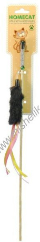 HOMECAT дразнилка для кошек Лапка из норки с лентами на резинке