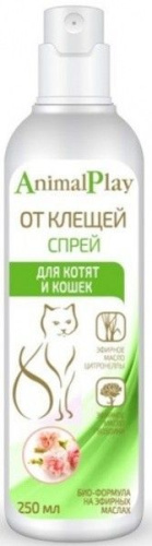 ANIMAL PLAY 200 мл спрей для кошек репеллентный от клещей и других эктопаразитов 