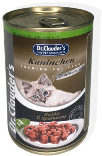 Dr.Clauder`s 415 г консервы для кошек с домашней птицей и морковью 