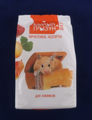 ВАКА High Quality Милый грызун 200 г фруктовое ассорти для хомяков 