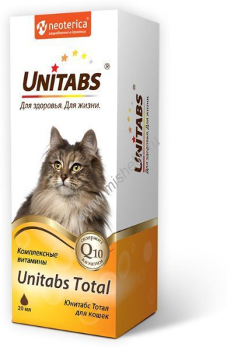 UNITABS Total 20 мл витаминно-минеральных комплексов для кошек