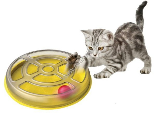 GEORPLAST VERTIGO 29 см игрушка для кошек с шариком пластик 