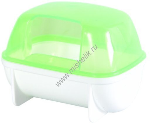 HOMEPET 10,2 см х 7,2 см х 7,2 см купалка для мелких грызунов пластиковая