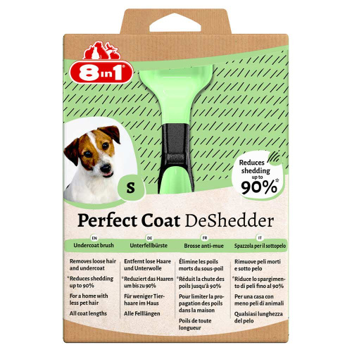 Дешеддер 8in1 Perfect Coat для собак мелких пород, размер S