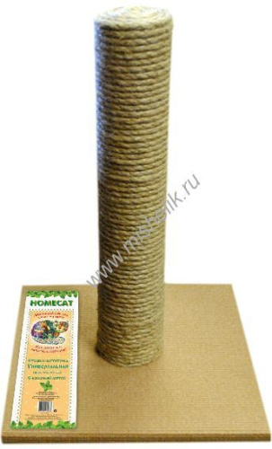 HOMECAT 42х29х29 см когтеточка столбик универсальная