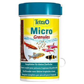 Tetra Micro Granules корм для мелких видов рыб 100 мл