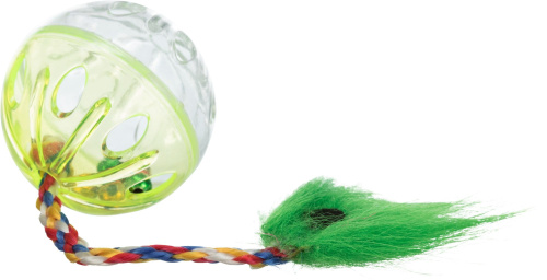 Игрушка для кошки: мячи с хвостами, 4 см, 2 шт.