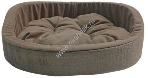 HOMEPET Indigo mocco №2 49 см х 43 см х 17 см диванчик коричнево-золотистый для домашних животных