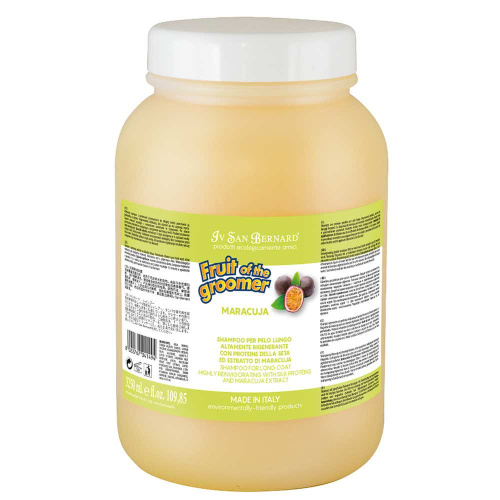 ISB Fruit of the Groomer Maracuja Шампунь для длинной шерсти с протеинами 3,25 л