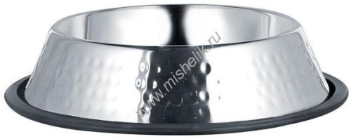 ANKUR 0,70 л миска металлическая резиновое основание чеканка