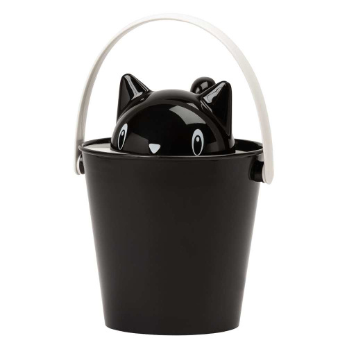 United Pets ведро для сухого корма "Cat-Crick" 7,5 л, черное, для кошек