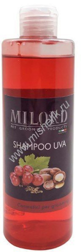 MILORD SHAMPOO UVA 300 мл шампунь для кошек и собак очищающий с пантенолом и маслом арганы 