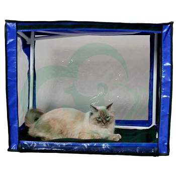 ТД ВЕТ Выставочная палатка с ковриком для кошек и малых пород собак 550х450х450h (разборная)