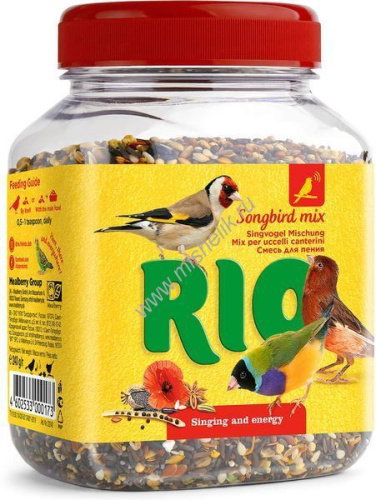 RIO Songbird mix 240 г лакомство смесь для стимулирования пения 