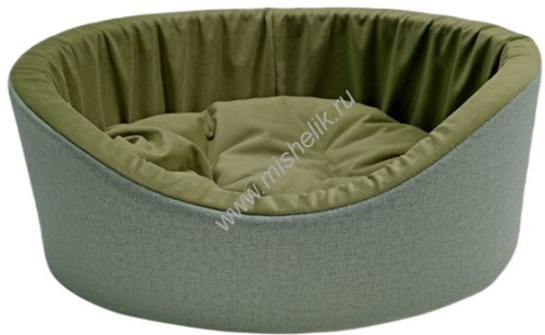 HOMEPET Montana №2 49 см х 43 см х 17 см лежак фисташково-зеленый для домашних животных