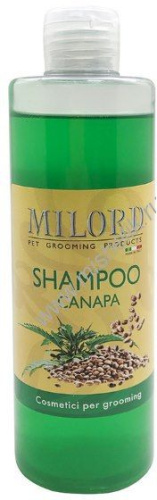 MILORD SHAMPOO CANAPA 300 мл шампунь для кошек и собак питательный канапа 