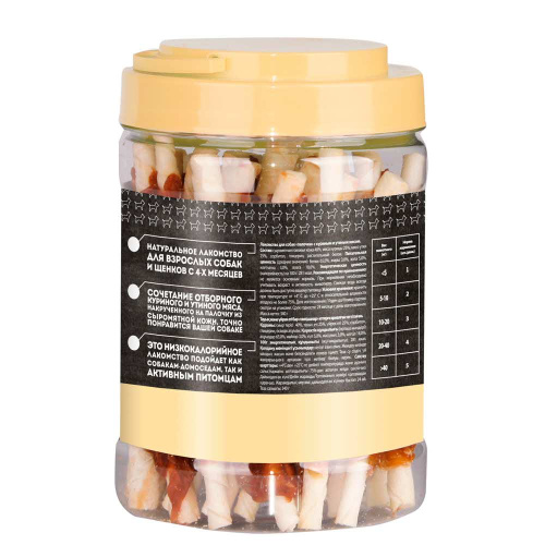 Лакомство Мнямс для собак палочки с куриным и утиным мясом 340 г