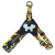 Шлейка United Pets для собак Complete me L 51 x 44-58 см, разноцветный рисунок