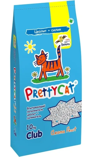 Наполнитель впитывающий для кошачьих туалетов "PrettyCat Aroma Fruit" 10 кг