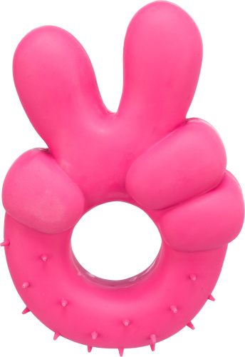 Игрушка Peace sign, латекс, 14см