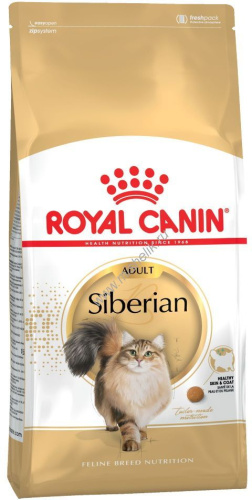 ROYAL CANIN SIBERIAN ADULT 400 г сухой корм для взрослых Сибирских кошек старше 12 месяцев 