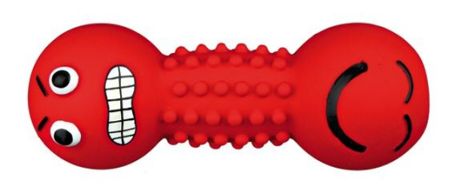 Игрушка "Гантель-смайлик", 19 см, латекс, цвет в ассортименте