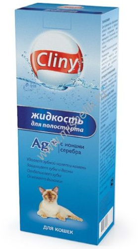 CLINY 100 мл жидкость для полости рта для кошек