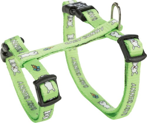 Шлейка с поводком для крольчат, 8 мм/1,20 м, нейлон с рисунком