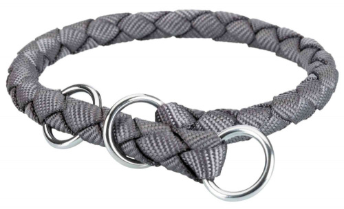 Ошейник-полуудавка Cavo, S–M: 35–41 cм/ф 12 мм, чёрный