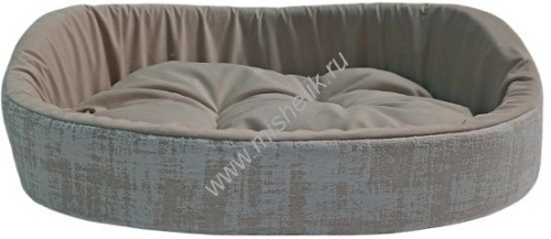 HOMEPET Indigo steel №2 49 см х 43 см х 17 см диванчик нежно-голубой с золотом для домашних животных