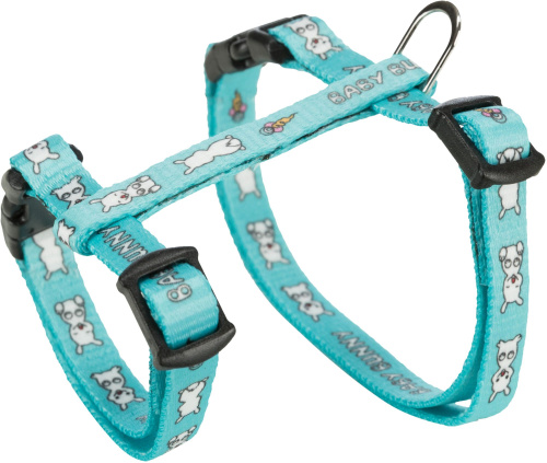 Шлейка с поводком для крольчат, 8 мм/1,20 м, нейлон с рисунком