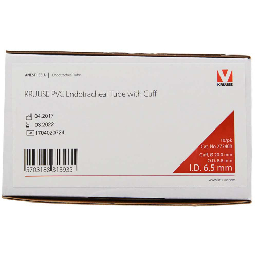 KRUUSE эндотрахеальная трубка с манжетой 6,5 мм.